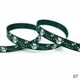 thumbnail image 1 of Cintas de grogrén estampadas para envolver regalos, lazos para el pelo, decoración de boda, bricolaje, 5 yardas, 10mm, 1 of 4