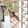 thumbnail image 4 of Splitter Manual Log Splitter Wood Wall Mounted Portable Firewood Splitter with Screws, Dual Handles Available for Efficient Splitting, 4 of 5