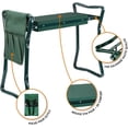 thumbnail image 2 of Folding Gardening Stool with Storage - Green, 2 of 4