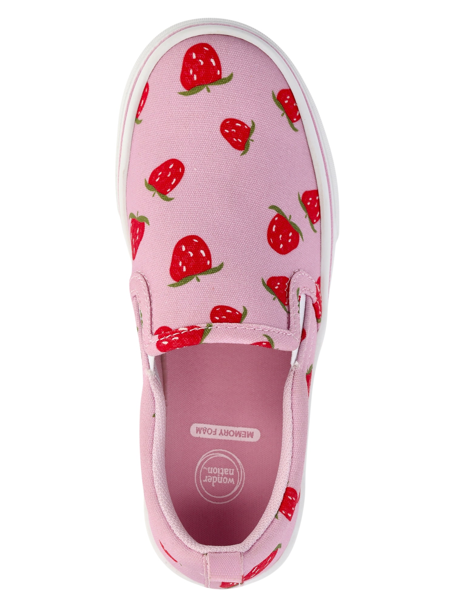 Wonder Nation Girls Slip On Sneakers