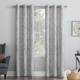 thumbnail image 2 of No. 918 Kenji Medallion Draft Shield Fleece Insulated Room Darkening Grommet Curtain Panel, 2 of 5