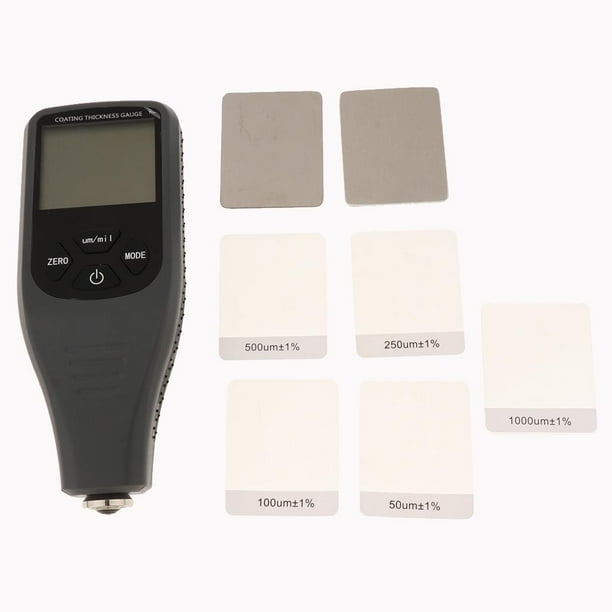 Medidor De Espesor De Recubrimiento De Pintura Digital De Mano TC200 Probador De Espesor De 0-2 Mm Para Coche gris Soledad Medidor de espesor de revestimiento