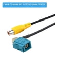 thumbnail image 3 of Fakra Z Female To RCA Female Video Cable Adapter Car Reversing Rear View Camera Adapter Cables for M, 3 of 5