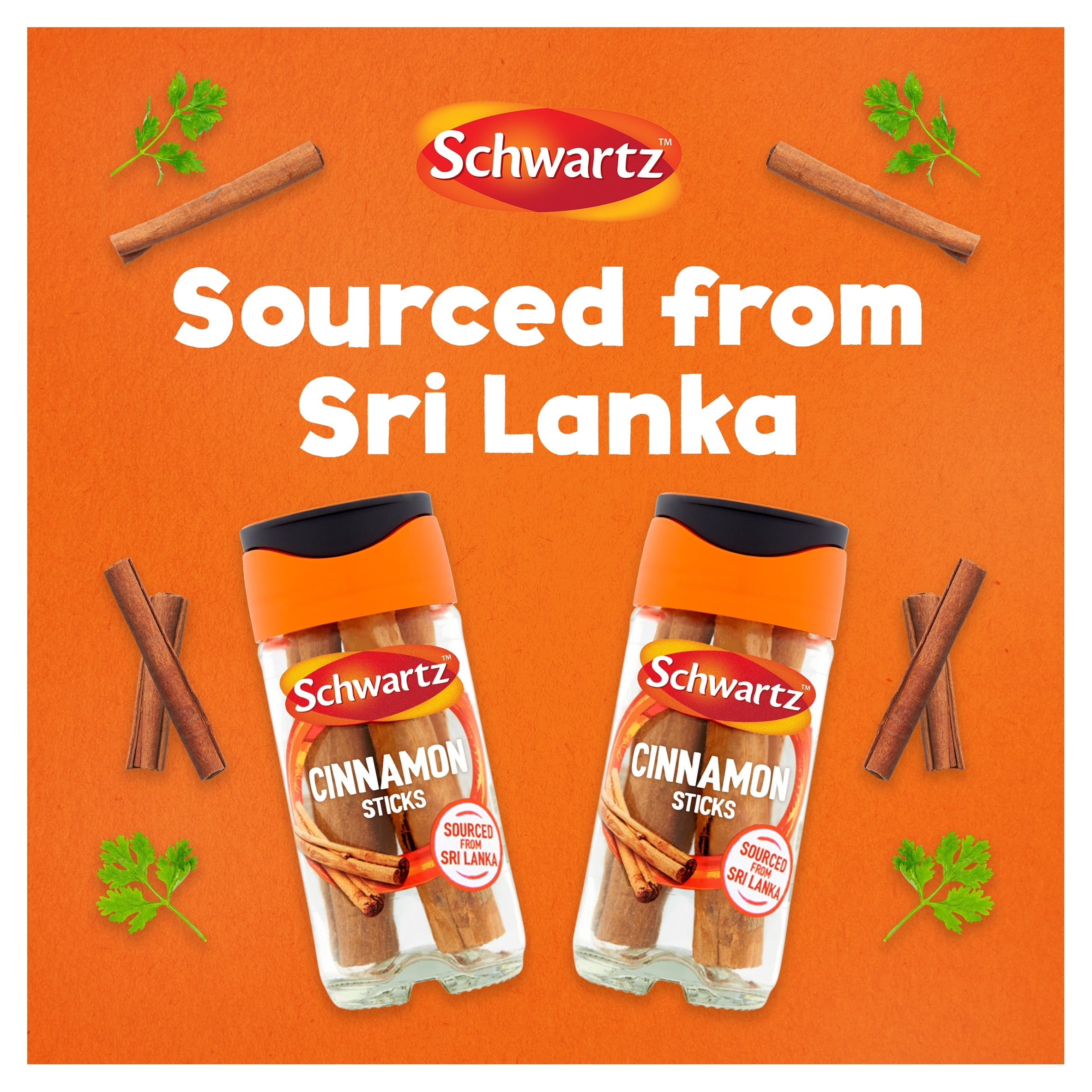 Schwartz Cinnamon Sticks 13G Jar, Imported from Britain