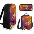 thumbnail image 2 of Phineas And Ferb 3Pcs Bookbag Sets Backpack with Lunch Bag And Pencil Case for Work Office Travel, 2 of 8
