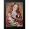 thumbnail image 2 of Memling, workshop ofÂ&nbsp;Hans 11x14 Black Modern Framed Museum Art Print Titled - Virgin and Child, 2 of 5