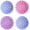 Set of 4 Random Color, variant on Reusable Laundry Dryer Balls - Eco Friendly Fabric Softener Alternatives Soften and Fluff Laundry Wrinkle Release(Set of 4 White)