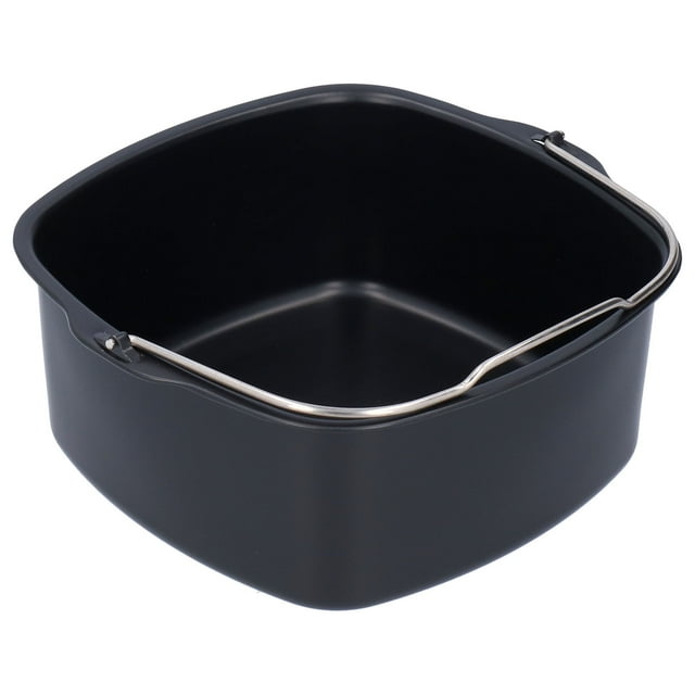 Fryer Cake Pan, Heat Resistant Square Durable Cake For Kitchen For Restaurant For Baking For HD9925 HD9860 HD9905 01 18cm / 7.1in,22cm / 8.7in