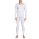 thumbnail image 5 of Conjuntos de ropa interior térmica para hombre, sólidos, finos, cuello redondo, mangas largas, ropa interior y pantalones abrigados, trajes para hombre, camisetas y pantalones de algodón., 5 of 6