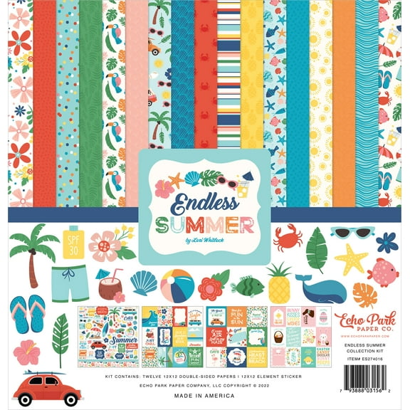 Echo Park Collection Kit 12"x12" - Endless Summer