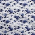 thumbnail image 1 of oneOone Cotton Poplin Blue Fabric Floral & Craft Projects Decor Fabric Printed By The Yard 42 Inch Wide, 1 of 5