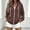 Brown, variant on NominalSnug Zip up Sweatshirts for Women Ribbed Knit Long Sleeve Lightweight Hoodie Oversized Casual Hoodies Sweater Fashion Jackets