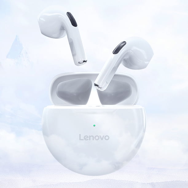 Auriculares Lenovo HT38 TWS Auriculares inalámbricos 5.0 compatibles con Bluetooth (Blanco)