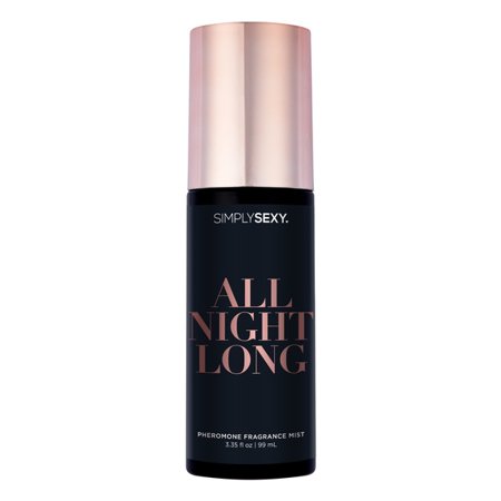 Simply Sexy Pheromone Body Mist Spray, All Night Long Scent, 3.55 fl oz / 99 ml