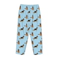 thumbnail image 5 of Xecao German Shepherd Dog Women's Straight Lounge Pajama Pants: The Epitome of Relaxed Sleepwear, 5 of 9
