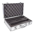 thumbnail image 4 of BELOVING Cordless Microphone Case Portable Dustproof with Pre Cut Foam Protective Box Silver, 4 of 10