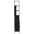 thumbnail image 5 of vidaXL 4 Piece Bathroom Furniture Set Black Engineered Wood, 5 of 5