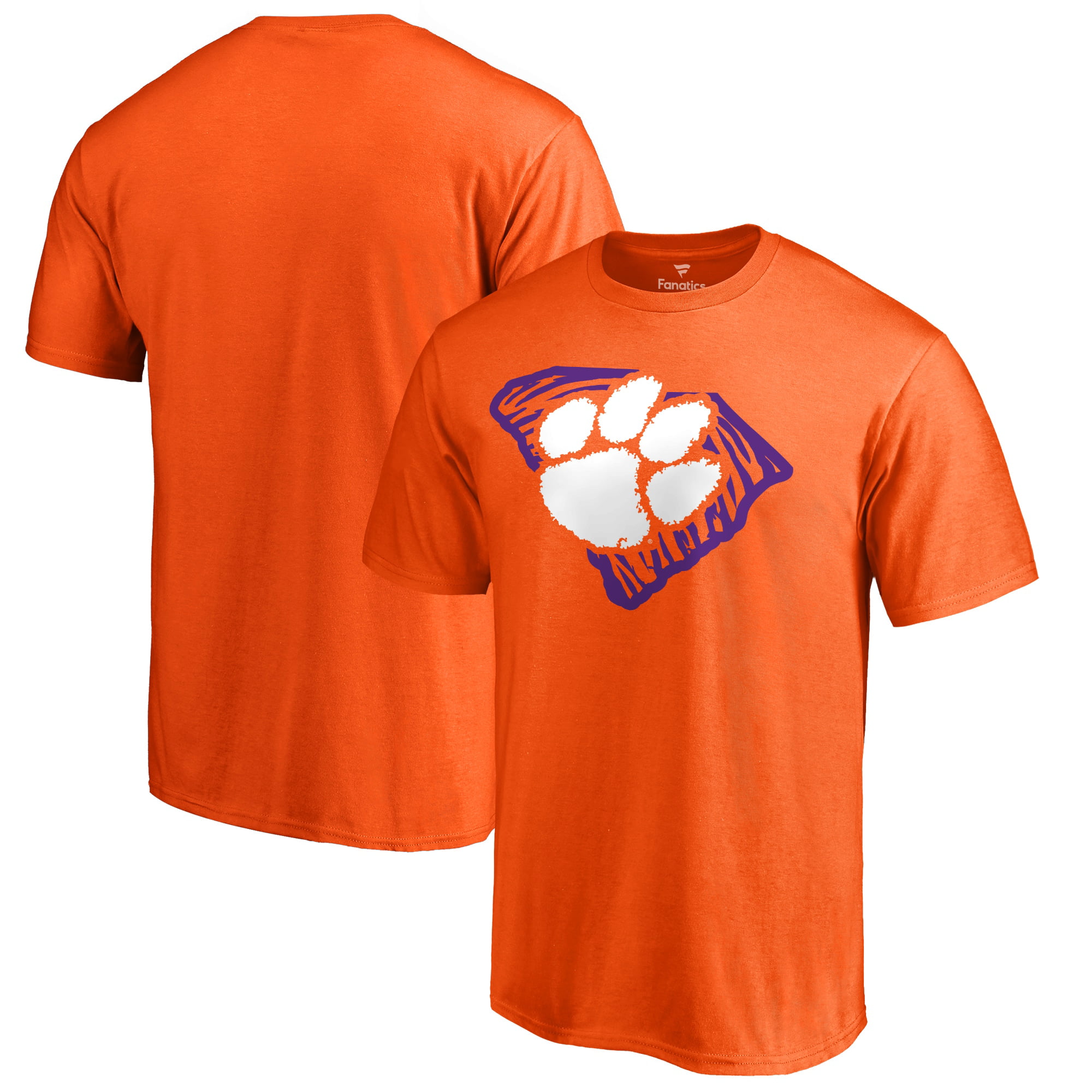 Clemson Tigers Paw State Hometown Collection T-Shirt - Orange - Walmart ...