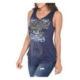 thumbnail image 2 of Harley-Davidson Women's Lilac Allure Embellished Lace-Up Back Tank Top (S), Harley Davidson, 2 of 3
