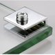 thumbnail image 1 of 4 abrazaderas de vidrio, abrazadera de soporte de aleación de zinc, abrazadera de vidrio ajustable para montaje en pared, abrazaderas de soporte de estante de vidrio con silicona antideslizante, para vidrio de 7-10 mm de espesor LingWen 1327534161229, 1 of 1