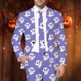 thumbnail image 2 of toraway Costume pour Hommes Klein Mode Décontractée Boucle Imprimée Mode Simple Doux Travail Formel Chaud Costume Doux TTG, 2 of 4
