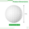 thumbnail image 5 of 80 PCS Golf Practice Balls, PU Foam Soft Golf Balls for Indoor and Outdoor Training, White 1.7 Inches Diameter Ideal for Golf Beginners Quality Golf Swing Training, 5 of 6