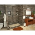 thumbnail image 6 of Tile Redi Rt3648l-Pvc Redi Trench 48" X 36" Rectangular Shower Base - Chrome, 6 of 7