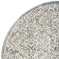 thumbnail image 5 of SAFAVIEH Brentwood Eliza Damask Area Rug, Light Grey/Blue, 6'7" x 6'7" Round, 5 of 7