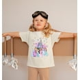 thumbnail image 4 of Watercolor Princess Youth Shirt Castle Graphic Print T-Shirt Kids Cotton, 4 of 6