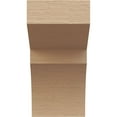 thumbnail image 2 of 7"W x 7"D x 14"H Wide Monterey Rough Cedar Woodgrain TimberThane Corbel, Primed Tan, 2 of 6