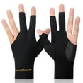 thumbnail image 1 of Guantes de billar Guantes de 3 dedos Guantes elásticos antideslizantes Suministros de billar, 1 of 8
