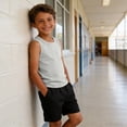 thumbnail image 6 of Abcomgle Kids Tank Tops for Boys Sleeveless Casual Summer Tanks for Boys Solid Crewneck Cotton Shirts for Boys 10-12, 6 of 6