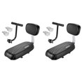 thumbnail image 1 of 2X Bicycle Rear Seat Cushion Armrest Footrest Set, Bike Back Seat Child Safety Cushion Armrest Handrail Rear Feet Pedals, 1 of 6