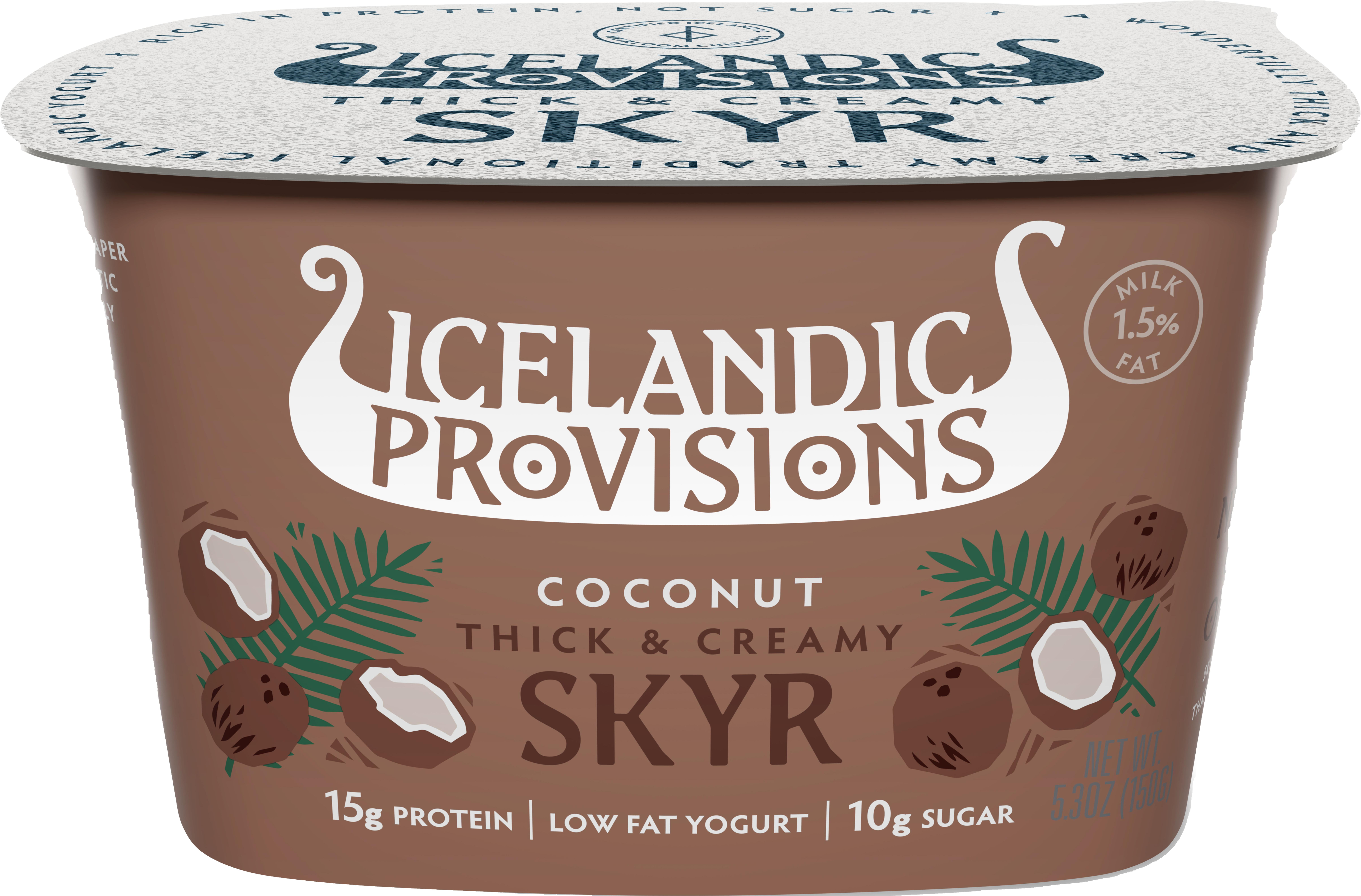 Icelandic Provisions Skyr, Coconut Yogurt, 5.3 Ounce
