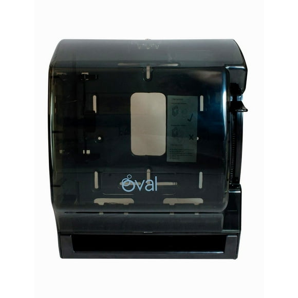 Despachador Toalla En Rollo Oval Humo Con Gris Oval DV013