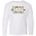 thumbnail image 3 of Inktastic Camping Cousins- arrow Long Sleeve Youth T-Shirt, 3 of 5