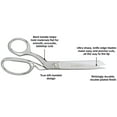 thumbnail image 5 of Gingher True Left-hand Knife-edge Dressmaker Shears (8"), Silver, 5 of 8