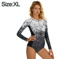 thumbnail image 2 of Traje de buceo para mujer, traje de surf de una pieza de manga larga, traje de baño para mujer a prueba de sol, 2 of 6