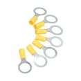 thumbnail image 2 of Ring Terminal, 25Pcs RV5.5-12 Easy Installation Cable Crimp Connector  Electrical Conductivity 48A Maximum Current  For DIY, 2 of 8