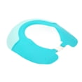 thumbnail image 4 of UrbanEden Kids Washing Hair , Kids Washing Hair Waterproof Silicone Elastic Widen Brim Baby Shower For Toddler Kids Boys Girls Shower Hat To Stop Water In Eyes Dinosaur Blue, 4 of 8