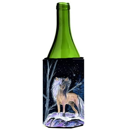 

Starry Night Chinese Crested Wine bottle sleeve Hugger