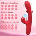 thumbnail image 2 of XBONP Rabbit Vibrator Dildo for Women, G Spot Vibrator Clitoral Stimulator with 10 Sucking & Tapping & Vibration Modes, Vibrating Finger Massager for Couple, Female, Sex Toys, 2 of 7