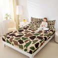 thumbnail image 4 of Feelyou Farmhouse Bear Teen Twin Sheet Sets, Camo Camouflage Bedding, 3pcs, 4 of 7
