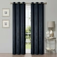 thumbnail image 2 of Superior Wave Blackout Grommet Curtains Panel Set, Navy Blue, 52" x 120", 2 of 7