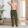 thumbnail image 4 of KLL Mens Pajama Pants for Men,Mens Lounge Pants,Funny Gifts for Men,Men's Pajama Bottoms-Cartoon Kawaii Frogs1, 4 of 5