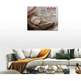 thumbnail image 4 of Baseball Poster Wall Art Boy Men Room Inspirational God Quotes Poster Sports Wall Decor Rustic Picture Canvas Prints Framed Modern Artwork for Home Living Room Bedroom Gym Playroom 16"x12", 4 of 6
