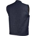 thumbnail image 2 of First Mfg Co - Haywood - Men's Motorcycle Biker Riding Blue Denim Vest - Extra Large, 2 of 3