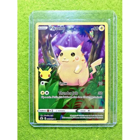Pikachu POKEMON CARD CELEBRATIONS FULL ART 2021 Pokémon PIKACHU Card TCG CCG