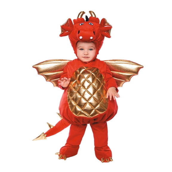 Underwraps Red Dragon Toddler Costume XL Unisex