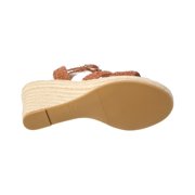 Stuart Weitzman Briar Suede Espadrille Wedge, 9, Brown